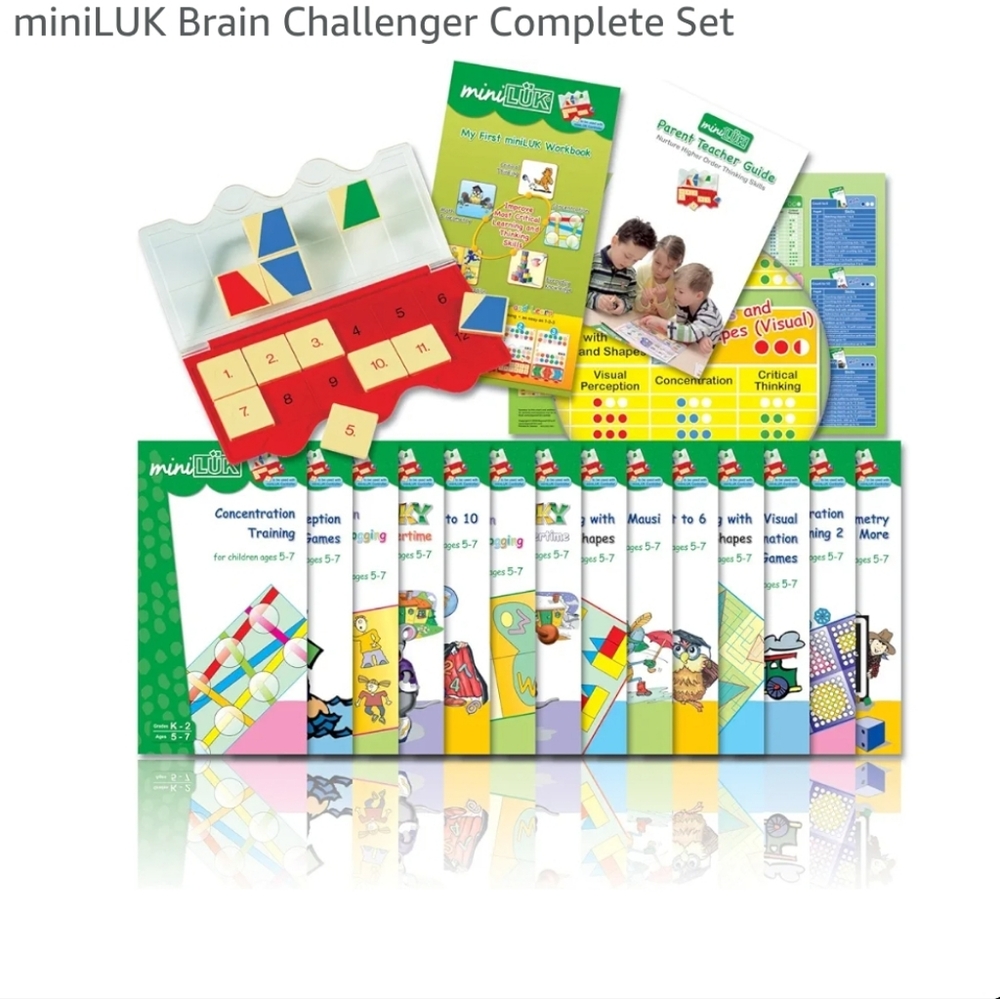 Beyond123 High IQ Kids miniLUK Brain Challenger Comete Set for ages 5 to 7
